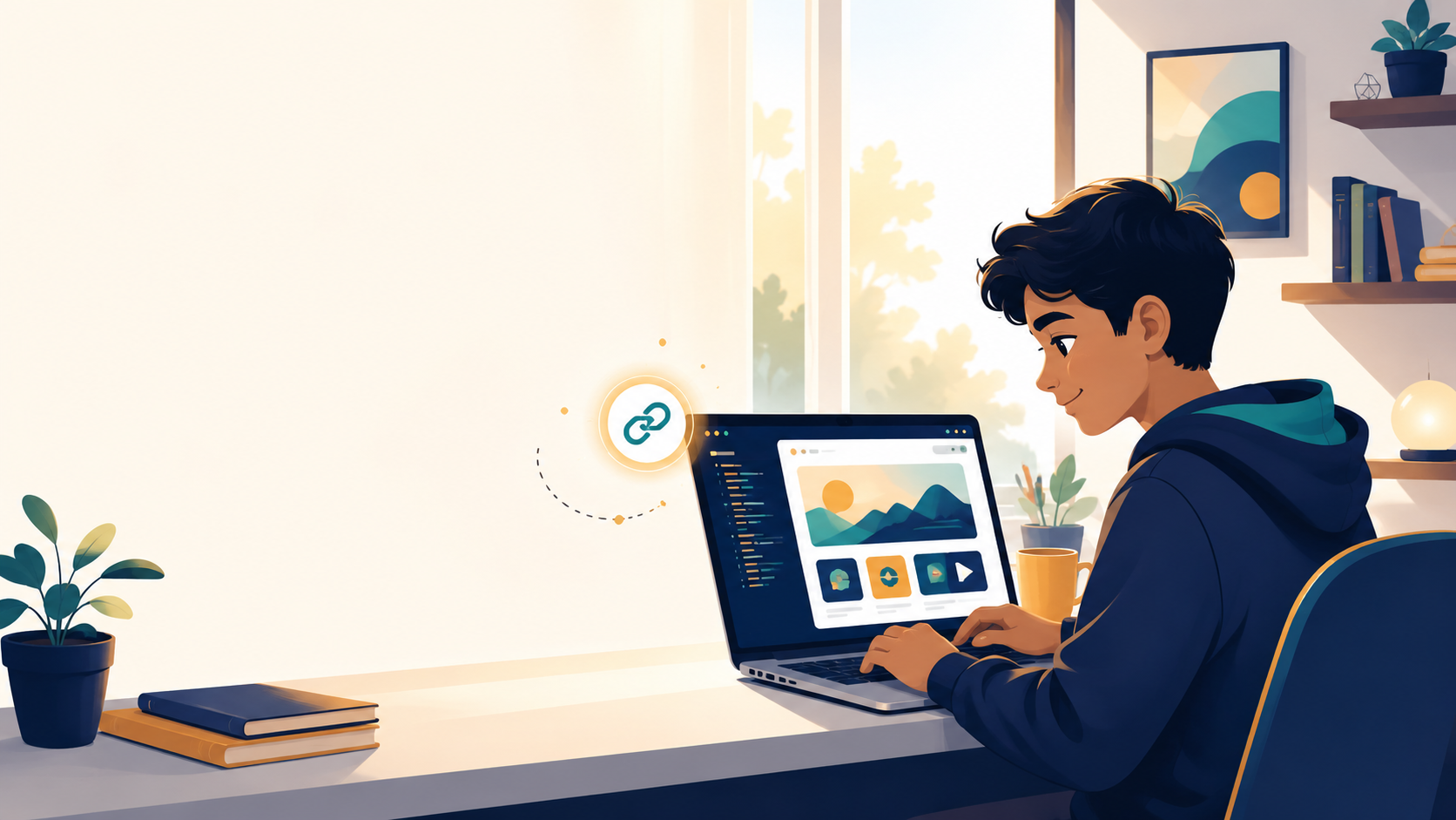A young learner building and publishing a real AI app in an Instrovate Junior live class